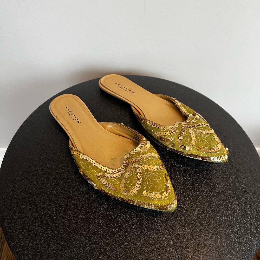 THE summer beaded flats